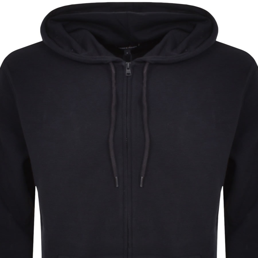 Tommy Hilfiger Blue Zip Through 100 Cotton Hoodie Large Mens